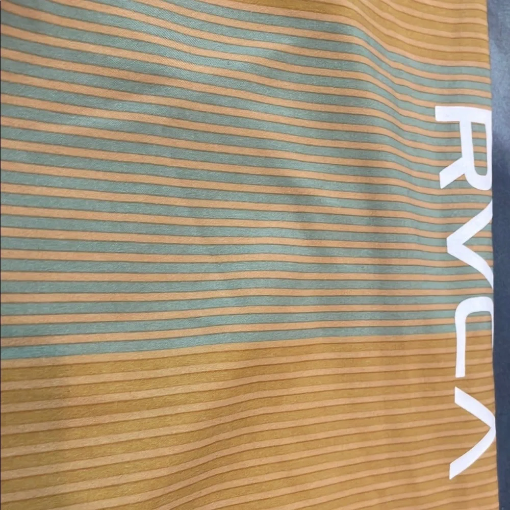 RVCA Green and Orange Board Shorts Quick-Dry Surfwear 32W
